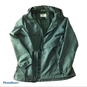 CHAMPION women’s zip front rain jacket with hood